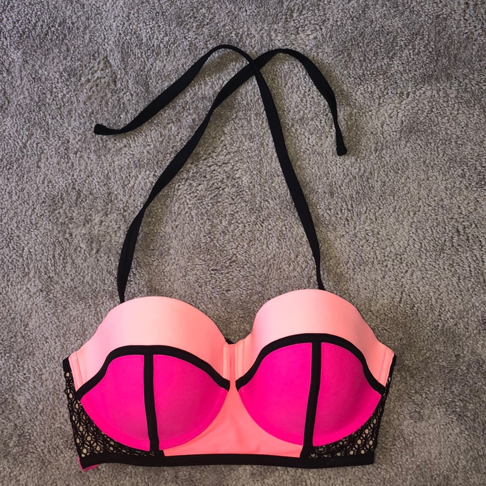FINAL SALE‼️ Pink Xhilaration D/DD Bikini Top